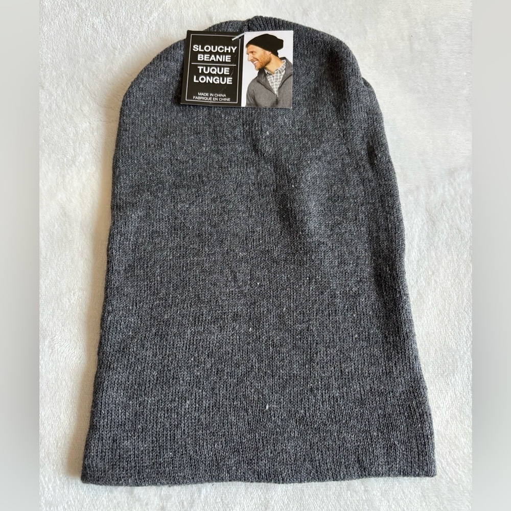 New Greenbrier international inc. Hat Gray Slouchy Knit Beanie Unisex OS